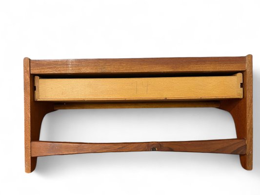 Teak Floating Bedside by Arne Hovmand Olsen for Mogens Kold-DZY-2034971