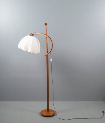 Teak Floor Lamp in the Style of Domus & Wegner Juhl, 1960s-VLO-1347393