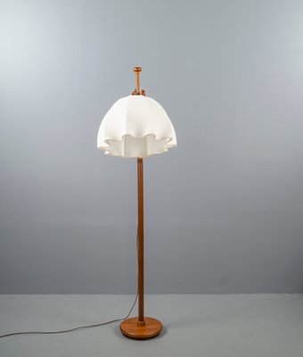 Teak Floor Lamp in the Style of Domus & Wegner Juhl, 1960s-VLO-1347393