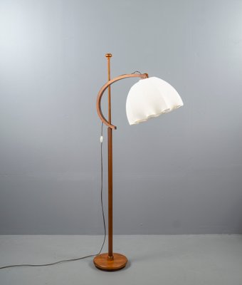 Teak Floor Lamp in the Style of Domus & Wegner Juhl, 1960s-VLO-1347393