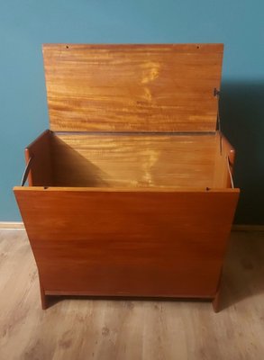 Teak Folding Bedding Chest of Drawers, 1960s-KDW-1794809