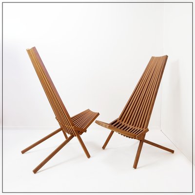 Teak Folding Chairs, Set of 2-NYF-2018794