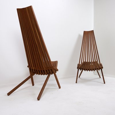 Teak Folding Chairs, Set of 2-NYF-2018794