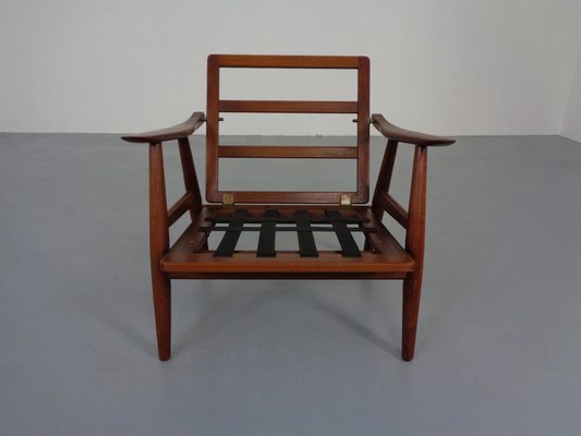 Teak GE-270 Armchair by Hans J. Wegner for Getama, 1950s-RDW-1363280