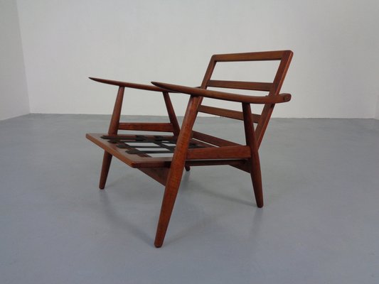 Teak GE-270 Armchair by Hans J. Wegner for Getama, 1950s-RDW-1363280