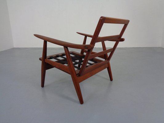 Teak GE-270 Armchair by Hans J. Wegner for Getama, 1950s-RDW-1363280