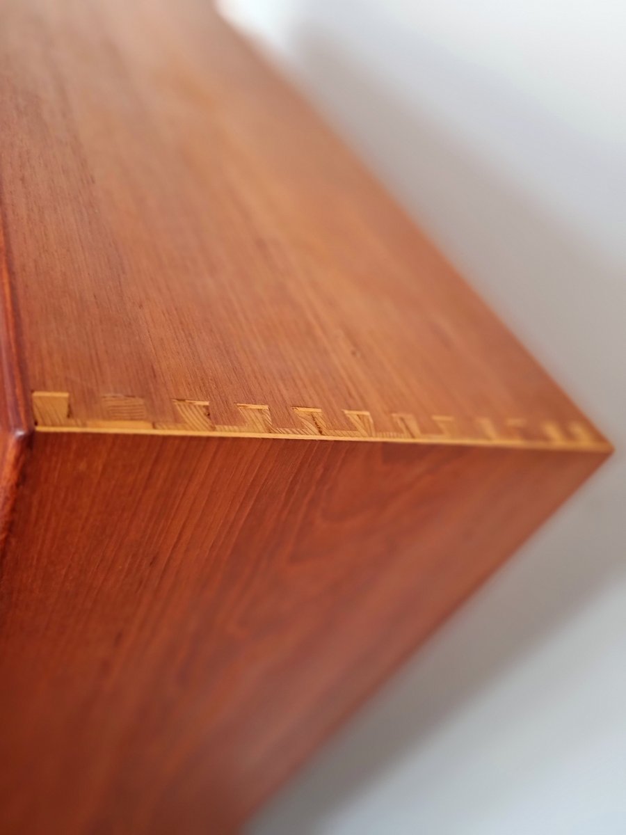 Teak Glass-Front Bookcase by Børge Mogensen for Søborg Furniture