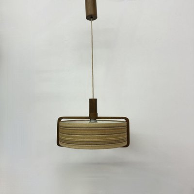 Teak Hanging Lamp from Temde Leuchten, 1970s-BGP-2020852