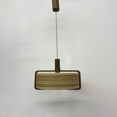 Teak Hanging Lamp from Temde Leuchten, 1970s-BGP-2020852