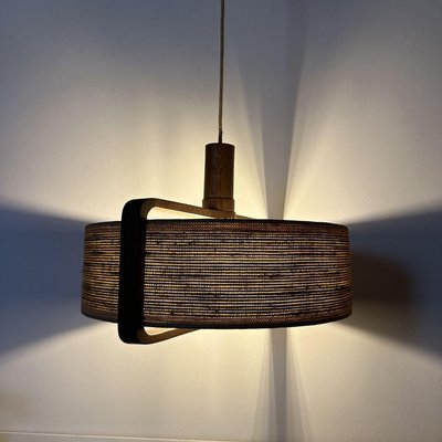 Teak Hanging Lamp from Temde Leuchten, 1970s-BGP-2020852