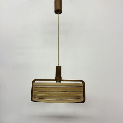 Teak Hanging Lamp from Temde Leuchten, 1970s-BGP-2020852