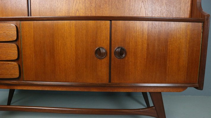 Teak Highboard / Credenza attributed to Louis Van Teeffelen for Wébé, 1960s-DT-2026095