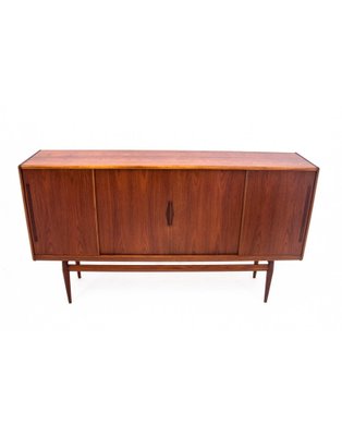 Teak Highboard, Denmark, 1960s-BXB-1730332