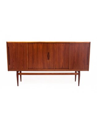 Teak Highboard, Denmark, 1960s-BXB-1730332