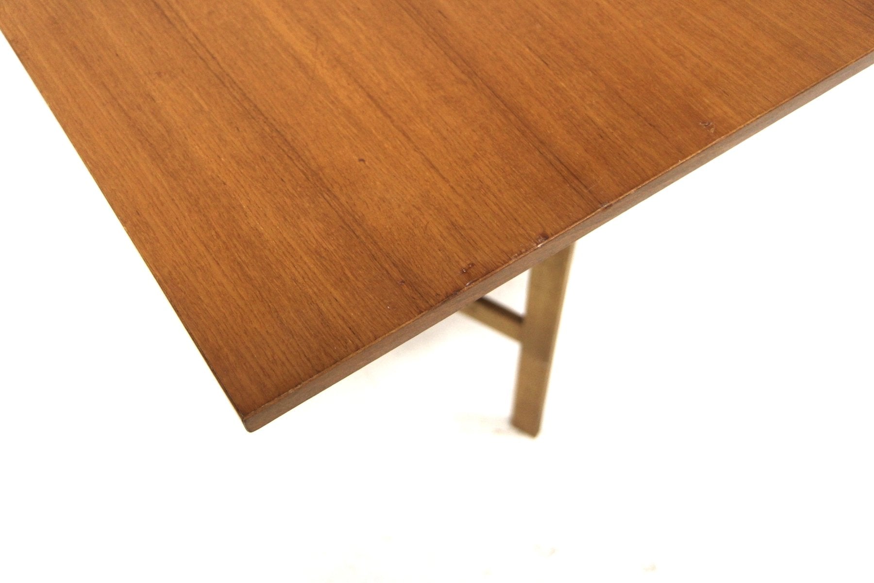 Teak Hinged Dining Room Table, 1950s