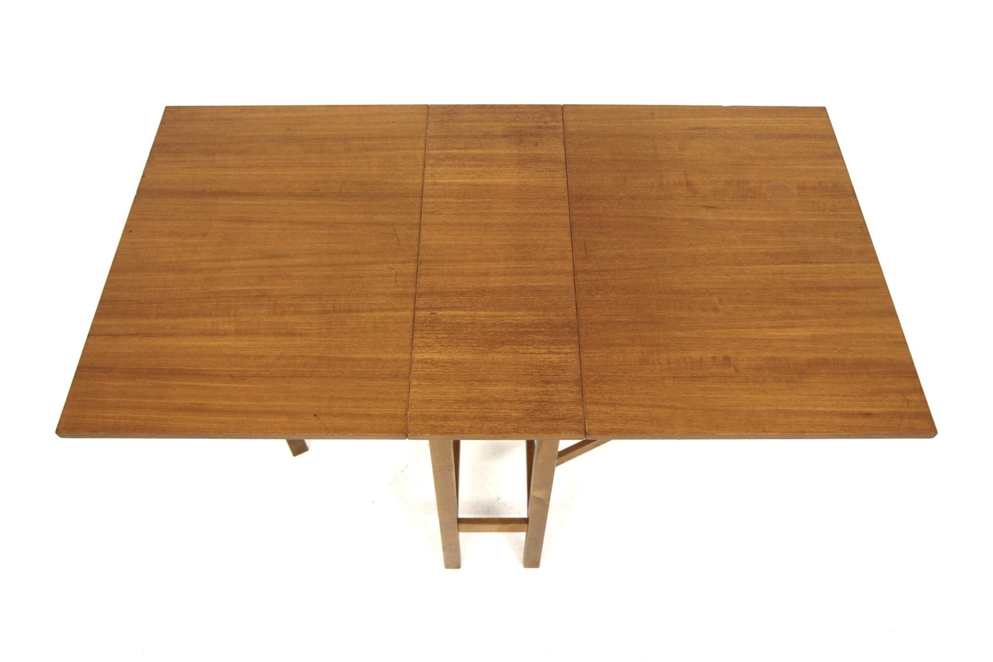 Teak Hinged Dining Room Table, 1950s