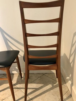 Teak Lis Chairs by Niels Koefoed for Koefoeds Hornslet, 1960s, Set of 6-OJT-1849263