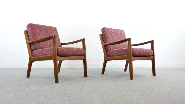 Teak Living Room Set by Ole Wanscher for France & Søn / France & Daverkosen, Denmark, 1960s, Set of 3-EE-702819