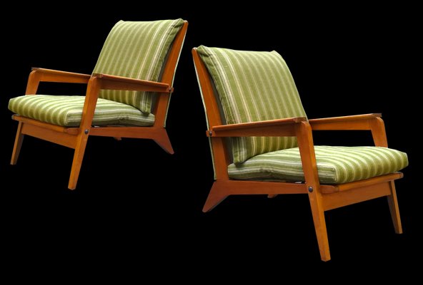 Teak Lounge Chair, 1950s-ZJN-715411