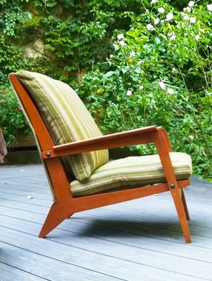 Teak Lounge Chair, 1950s-ZJN-715411