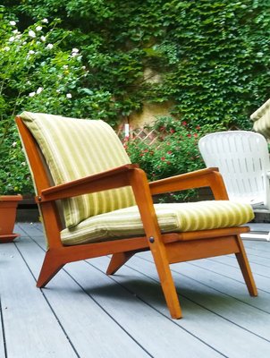 Teak Lounge Chair, 1950s-ZJN-715411