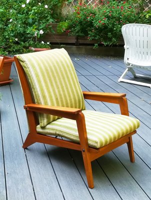 Teak Lounge Chair, 1950s-ZJN-715411