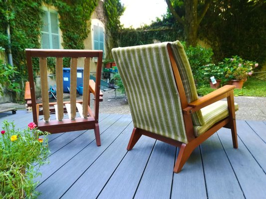 Teak Lounge Chair, 1950s-ZJN-715411