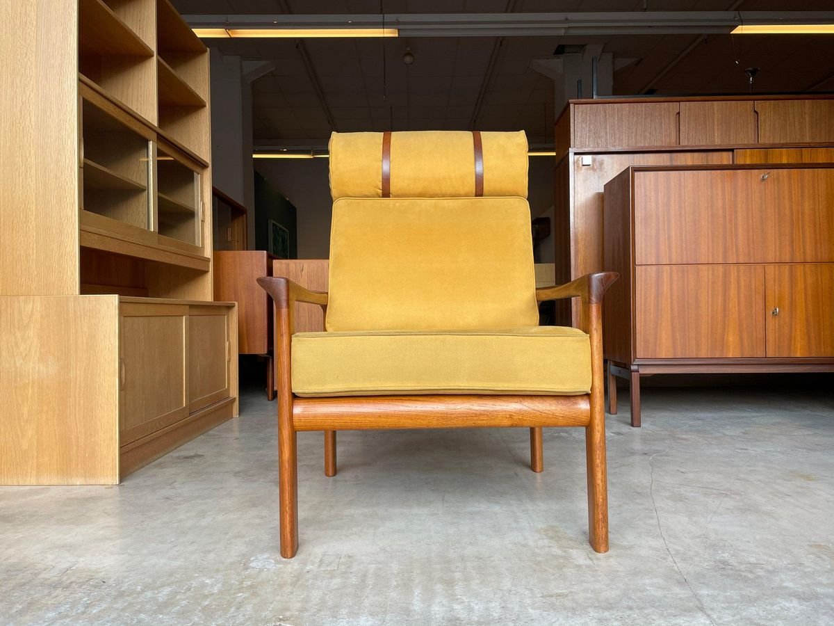 Teak Lounge Chair by Sven Ellekaer for Komfort, Denmark, 1960s