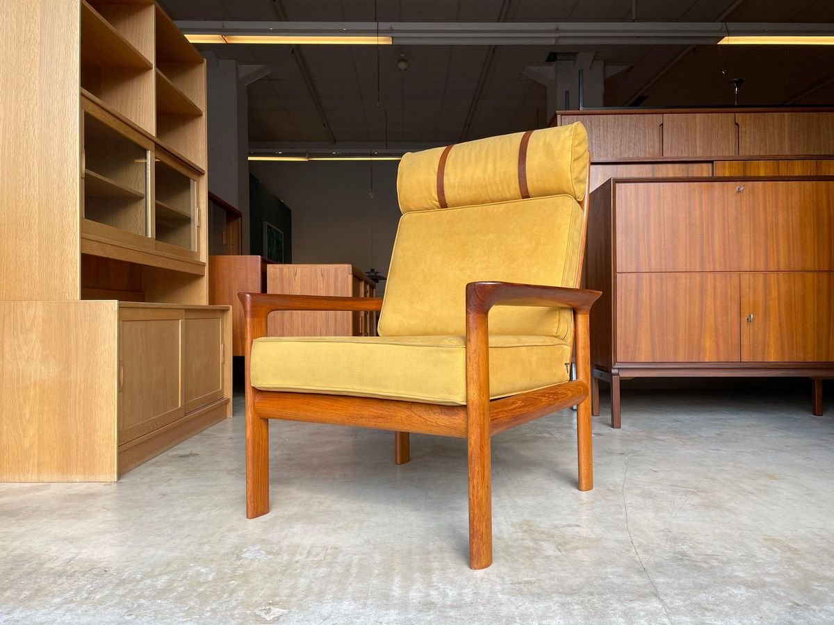 Teak Lounge Chair by Sven Ellekaer for Komfort, Denmark, 1960s