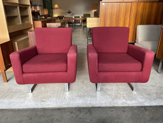 Teak Lounge Chairs by Florence Knoll, 1960s, Set of 2