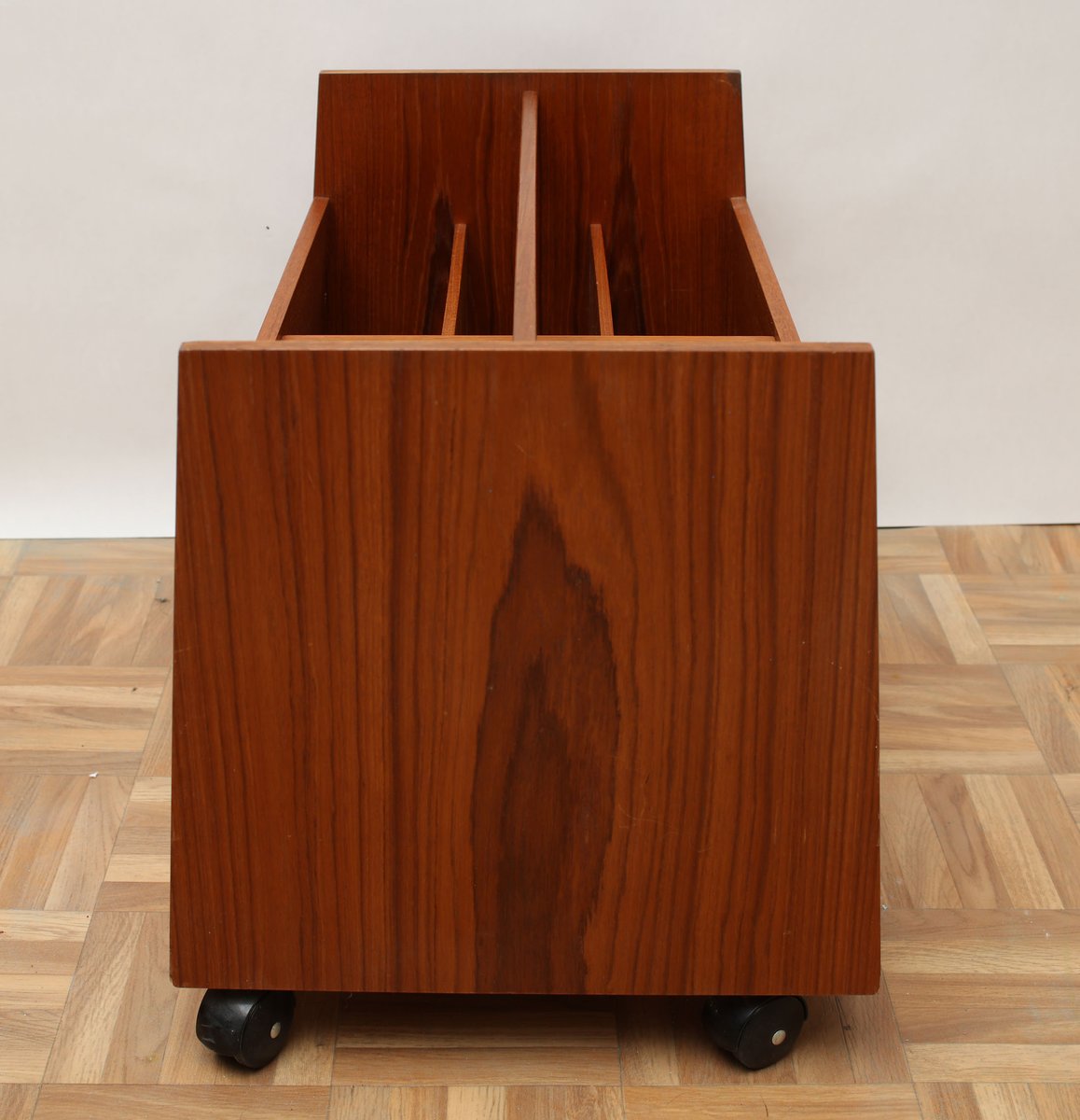 Teak Magazine Rack by Rolf Hesland for Bruksbo, 1960s