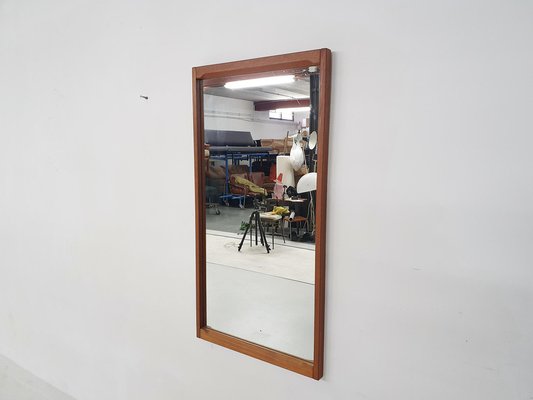 Teak Mirror by Aksel Kjersgaard, Denmark, 1960s-ZO-1033822