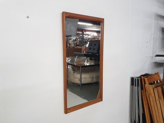 Teak Mirror by Aksel Kjersgaard, Denmark, 1960s-ZO-1033822