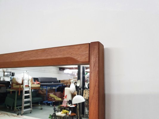 Teak Mirror by Aksel Kjersgaard, Denmark, 1960s-ZO-1033822