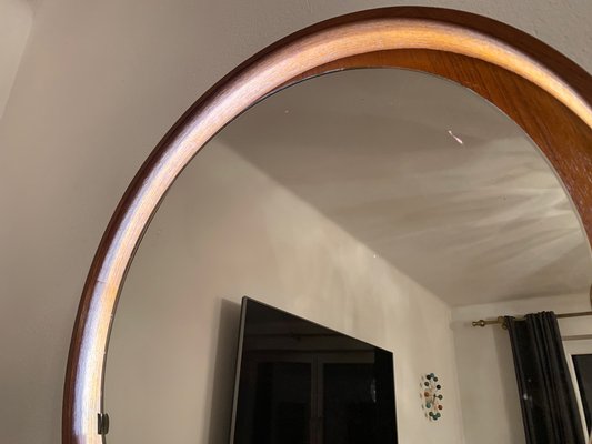 Teak Mirror, Italy, 1960s-VQM-1806900