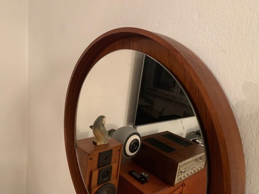 Teak Mirror, Italy, 1960s-VQM-1806900