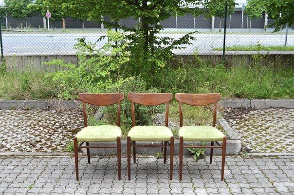 Teak Model 603 Dining Chairs by Gustav Herksrtöter for Lübke, Set of 3-UF-1306668