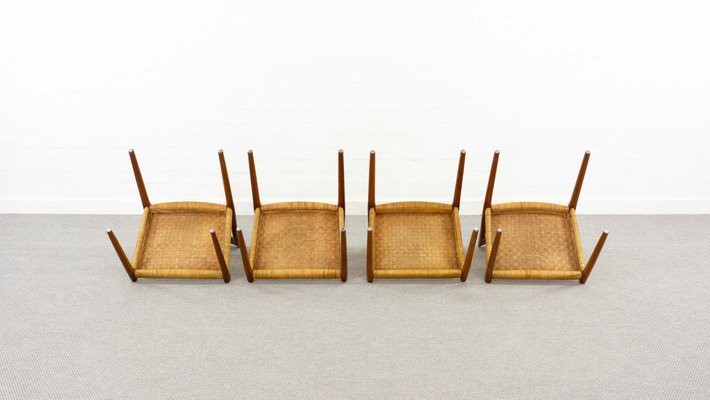 Teak Model 77 Chairs by Niels O. Möller for J.L. Møllers, Denmark, Set of 4-EE-1785823