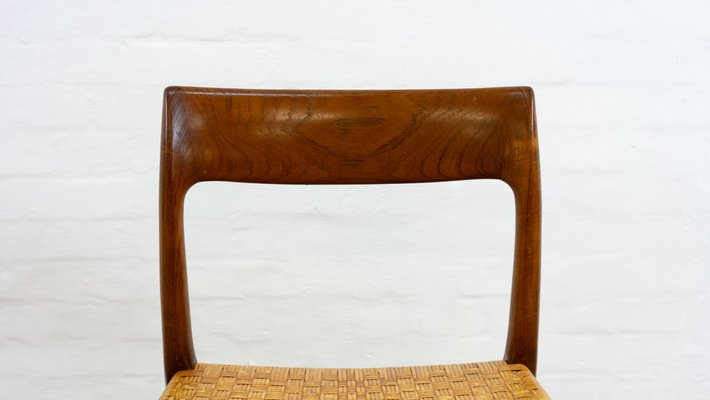 Teak Model 77 Chairs by Niels O. Möller for J.L. Møllers, Denmark, Set of 4-EE-1785823