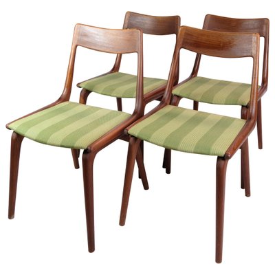 Teak Model Boomerang Dining Chairs by Alfred Christensen for Slagelse Møbelfabrik, 1960, Set of 4-UY-1422343