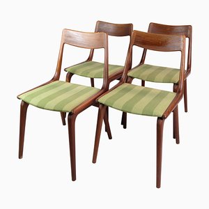 Teak Model Boomerang Dining Chairs by Alfred Christensen for Slagelse Møbelfabrik, 1960, Set of 4-UY-1422343