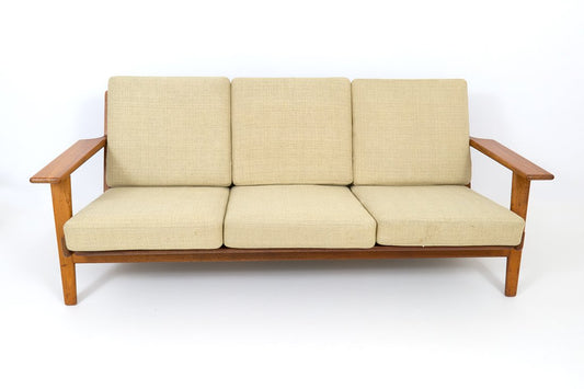 Teak Model GE 290 3-Seater Sofa by Hans J. Wegner for Getama