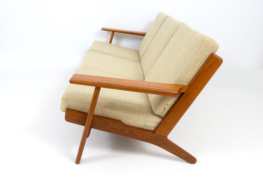 Teak Model GE 290 3-Seater Sofa by Hans J. Wegner for Getama