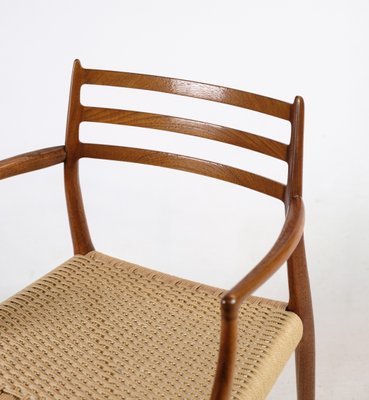 Teak Model No. 62 Armchairs by N. O. Moller, 1962, Set of 2-UY-1368596