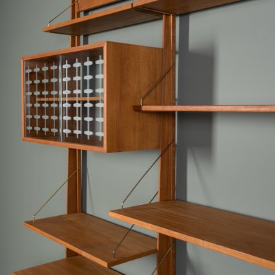 Teak Modular Wall Unit, Bruksbo, Norway, 1960s-WZF-2034037