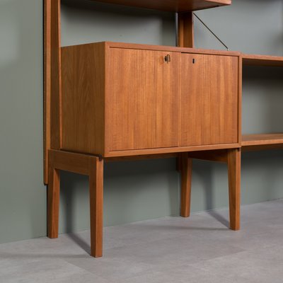 Teak Modular Wall Unit, Bruksbo, Norway, 1960s-WZF-2034037