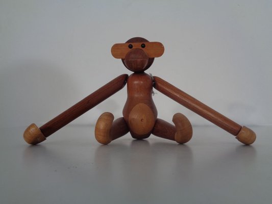 Teak Monkeys by Kay Bojesen, 1950s, Set of 2-RDW-699781