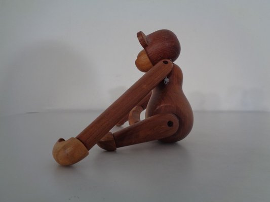 Teak Monkeys by Kay Bojesen, 1950s, Set of 2-RDW-699781