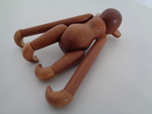 Teak Monkeys by Kay Bojesen, 1950s, Set of 2-RDW-699781