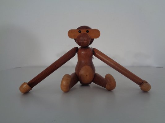 Teak Monkeys by Kay Bojesen, 1950s, Set of 2-RDW-699781